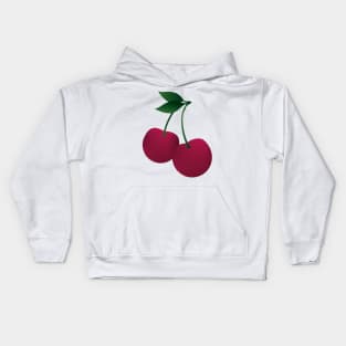 Sweet cherry fruit strawberry gift cherry tree Kids Hoodie